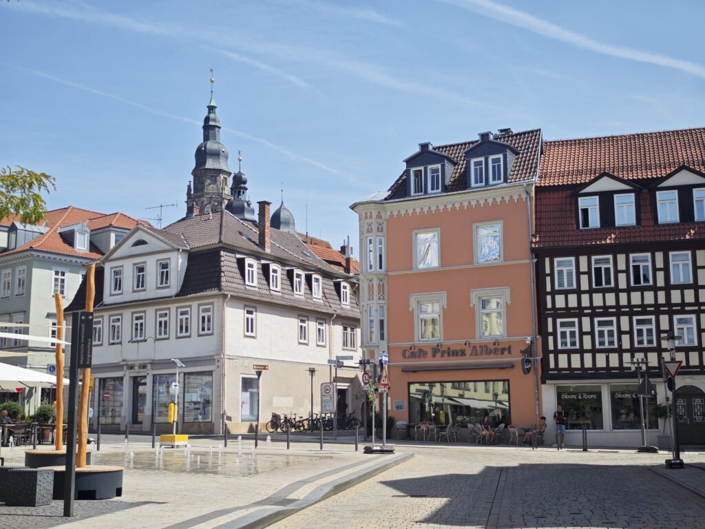 Albertsplatz in der Altstadt Coburg