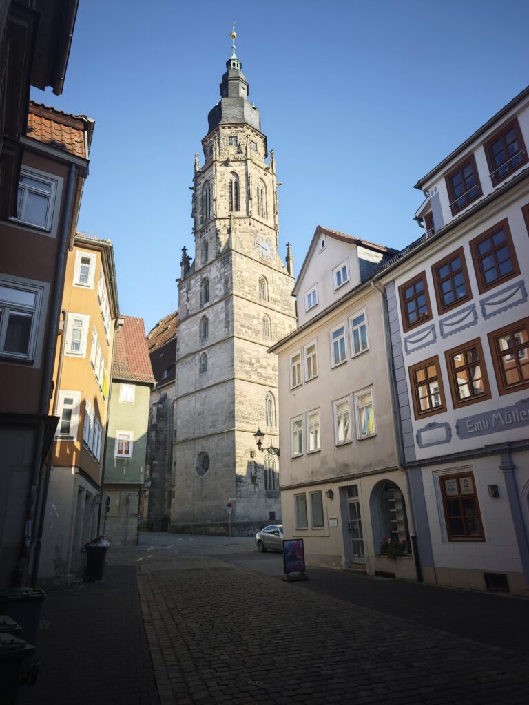 Coburg Altstadt - die Stadtkirche St. Moriz